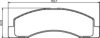  MDB2319 Brake Pad Set, disc brake